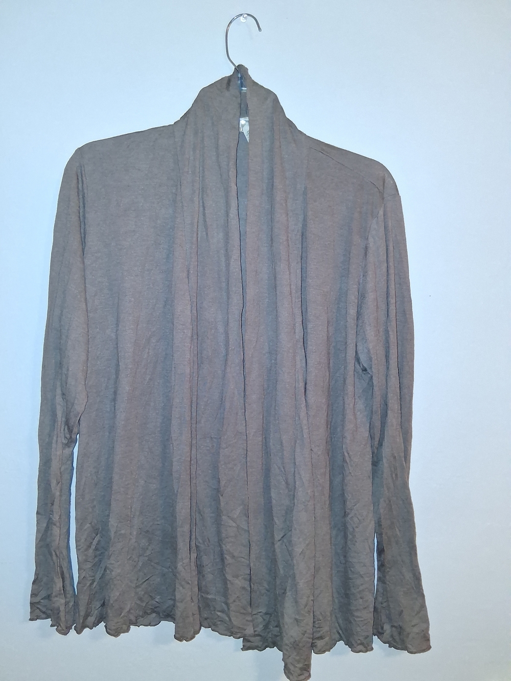 Comfy USA Men's Open-Front Light Taupe Shirt Jacket